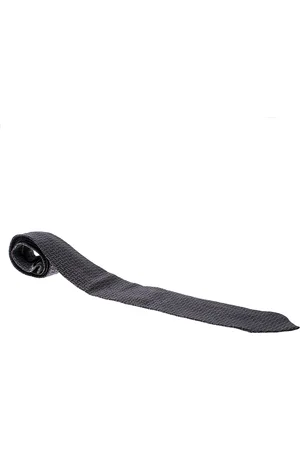 Giorgio Armani Vintage Textured Silk and Wool Jacquard Traditional Tie