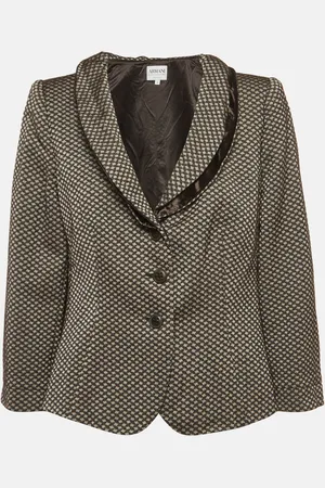 Emporio Armani Vintage Jacquard Single Breasted Blazer XL