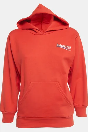 Balenciaga Logo Print Cotton Blend Hoodie (8 Yrs)