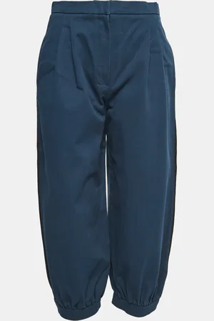 Fendi Cotton Balloon-Leg Trousers M