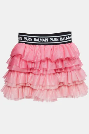 Balmain Glitter Tulle Tiered Skirt (12 Yrs)
