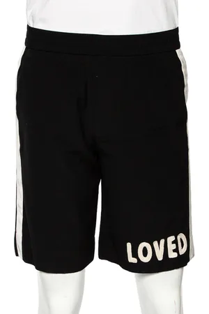 Gucci Wool Contrast Stripe Detail Shorts S