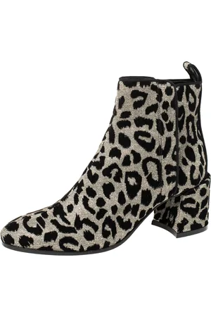Dolce & Gabbana /Gold Lurex and Velvet Vally Ankle Boots Size 37