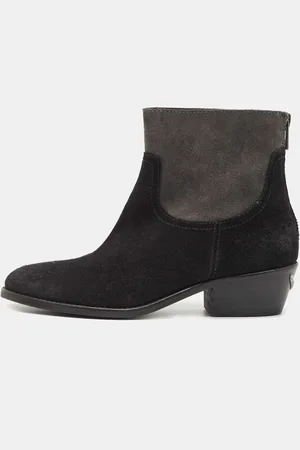 Zadig & Voltaire Suede Teddy Ankle Boots Size 36