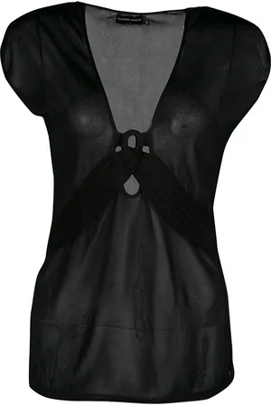 Giorgio Armani Knit Twist Front Top M