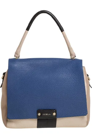 Furla Leather Flap Top Handle Bag