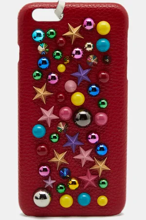Dolce & Gabbana Leather Embellished iPhone 6 Plus Cover