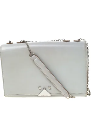 Emporio Armani Leather Double Chain Shoulder Bag