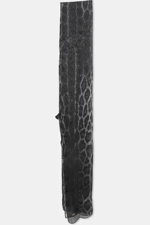 Roberto Cavalli Animal Print Silk Stole