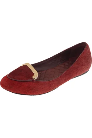 Tory Burch Calf Hair Ballet Flats Size 36.5