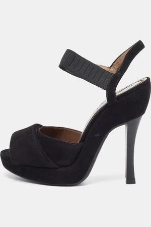 Marni Suede Platform Ankle Strap Sandals Size 36