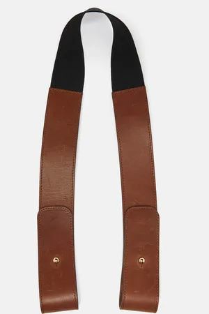 Chloé Leather and Elastic Band Waist Belt
