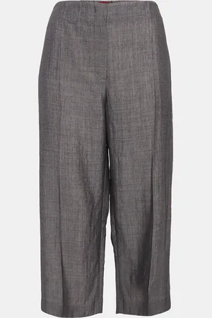 Kenzo Wool Blend Culottes Trousers L