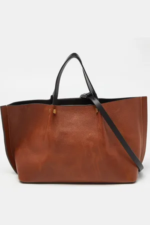 VALENTINO /Black Leather Medium VLOGO Escape Tote