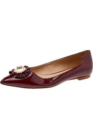 Tory Burch Patent Leather Ballet Flats Size 36.5