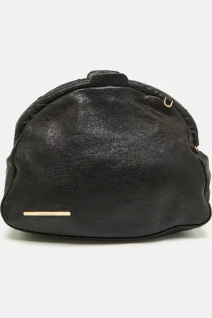 VERSACE Leather Frame Clutch
