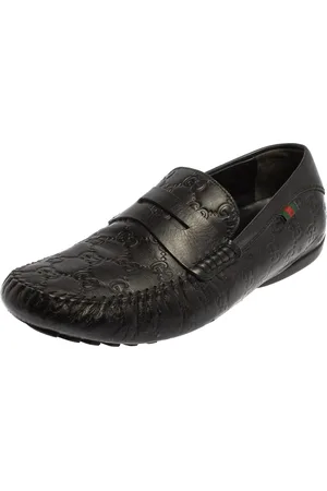 Gucci Ssima Leather Loafers Size 41.5