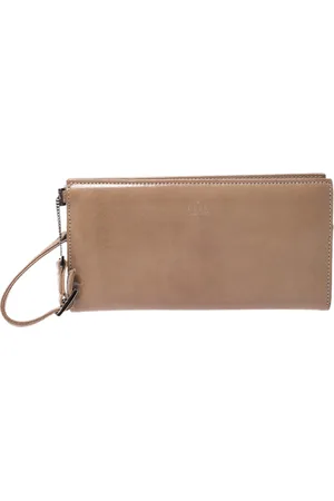 Gucci Light Leather Wristlet Wallet