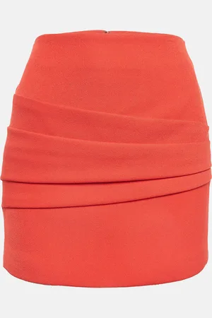 Maje Crepe Pleated Mini Skirt S