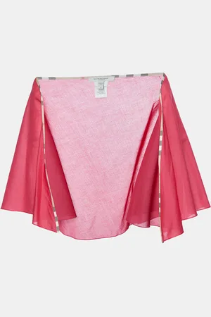 Burberry Coral Cotton Sarong S
