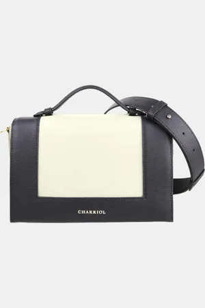 Charriol Light grey Leather Marina Crossbody