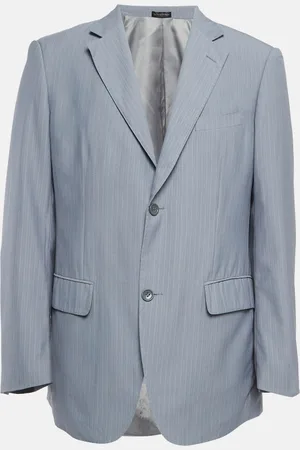 Ermenegildo Zegna Striped Wool Single Breasted Blazer M