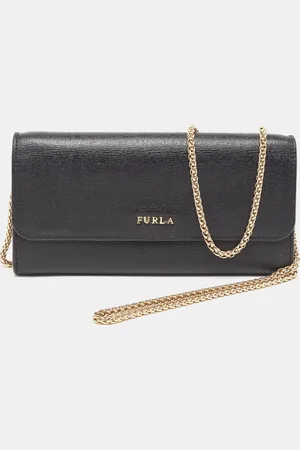 Furla Leather Babylon Wallet on Chain