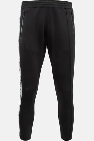 Moschino Logo Side Strip Stretch Knit Track Pants S