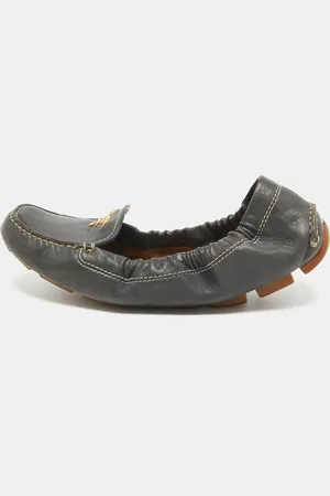 Prada Leather Scrunch Ballet Flats Size 36