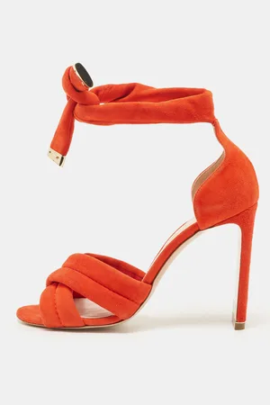 Nicholas Kirkwood Suede Ziggy Sandals Size 37.5