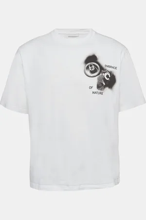 Prada Printed Cotton T-Shirt M