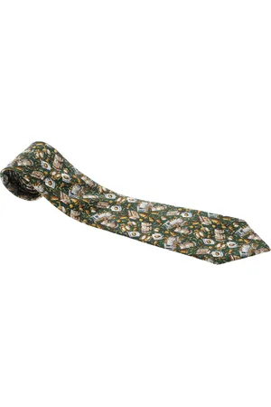 Céline Céline Printed Traditional Silk Tie