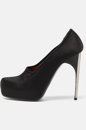 Lanvin Satin Platform Pumps Size 38.5