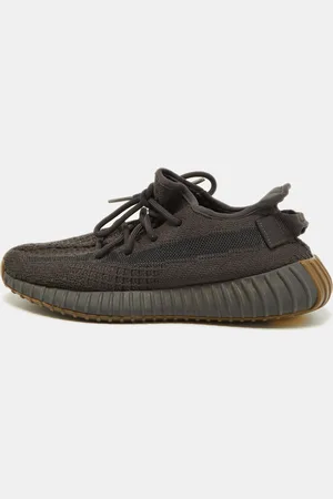 adidas Black knit Fabric Boost 350 V2 Sneakers Size 38.5