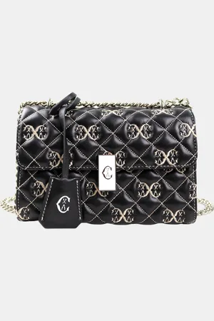 Charriol Black/ Leather LE REVE Crossbody