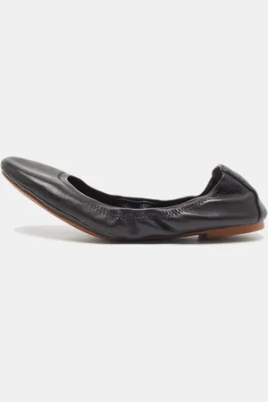 Tory Burch Leather Scrunch Ballet Flats Size 38.5