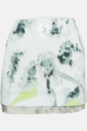 Diane von Furstenberg Sequin Mini Skirt M