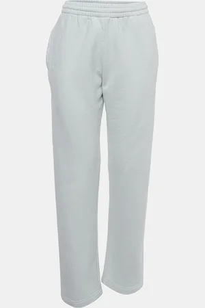 OFF-WHITE Print Cotton Drawstring Straight Leg Pants M