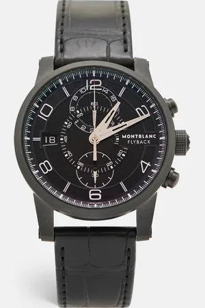 Montblanc watches black best sale