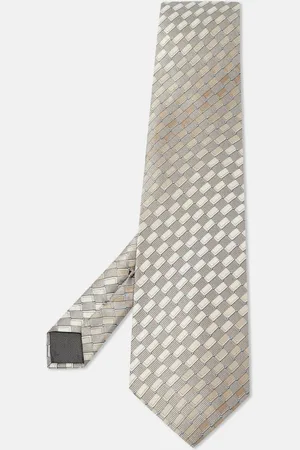 Lanvin Printed Silk Traditional Tie