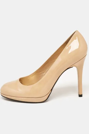 Stuart Weitzman Patent Leather Platswoon Pumps Size 38