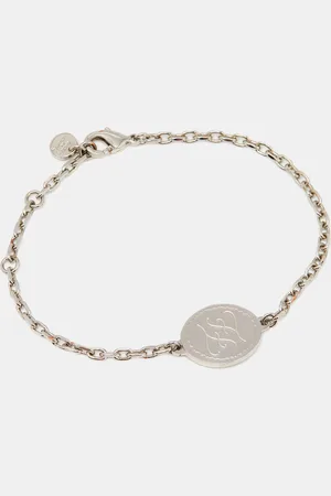 Fendi Tone FF Tag Chain Bracelet