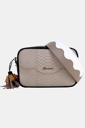 Charriol Stone/Black Leather PALAIS ROYAL Crossbody