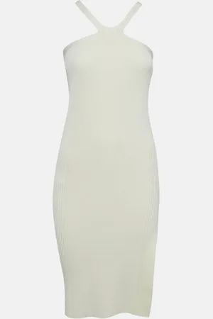 Simkhai Ivory Rib Knit Tabitha Dress S