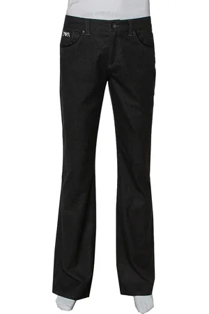 Emporio Armani Striped Straight Leg Trousers M