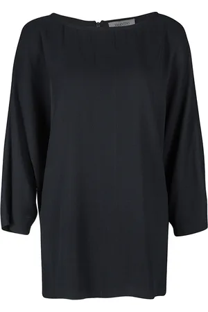 VALENTINO Short Sleeve Oversized Blouse M