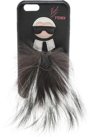 Fendi Leather and Fox Fur Karlito iPhone 6 Case