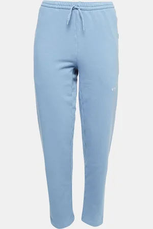 Vetements Logo Embroidered Cotton Joggers S