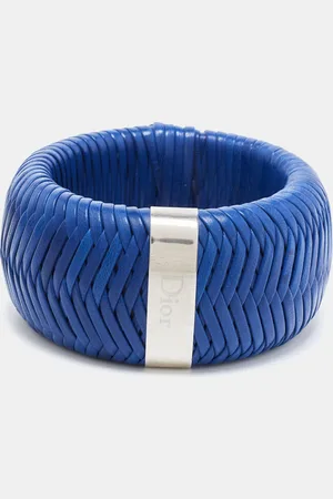 Dior Leather Tone Extra Wide Bracelet