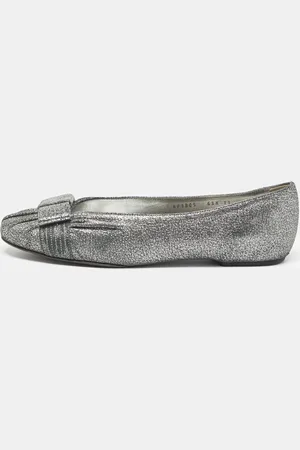 Salvatore Ferragamo Suede Regale Ballet Flats Size 41.5